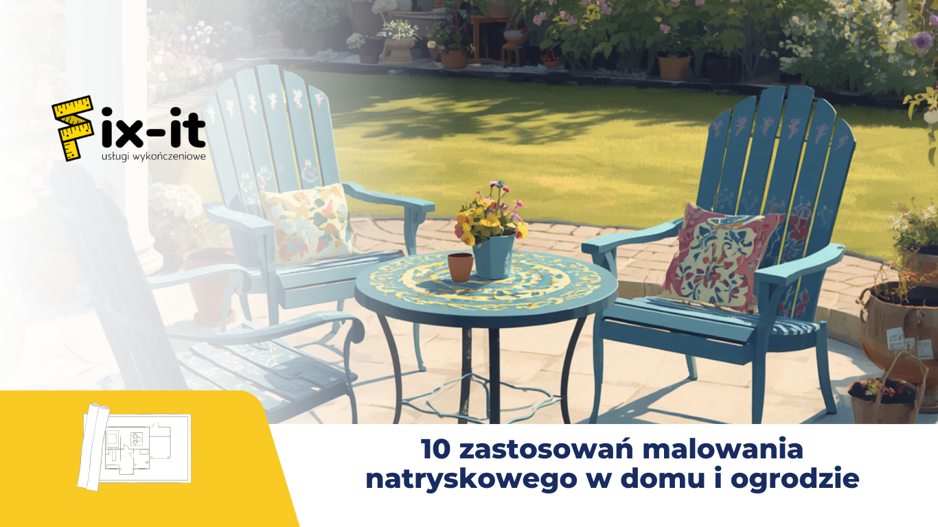 10 zaskakujących zastosowań malowania natryskowego w domu i ogrodzie